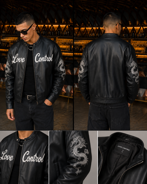 Love Couture Leather Jacket