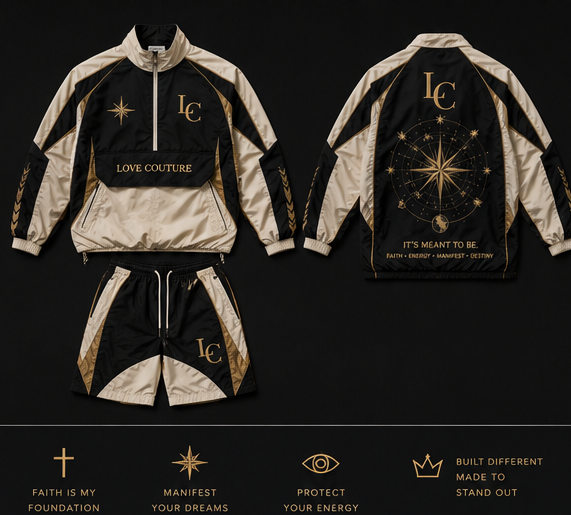 Love Couture Windbreaker Set