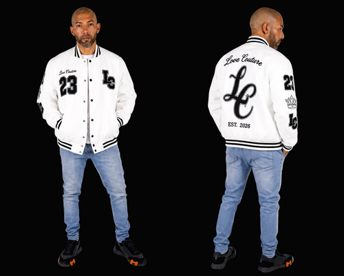 Love Couture “Queen Versatile” Varsity Jacket (Cream Edition)
