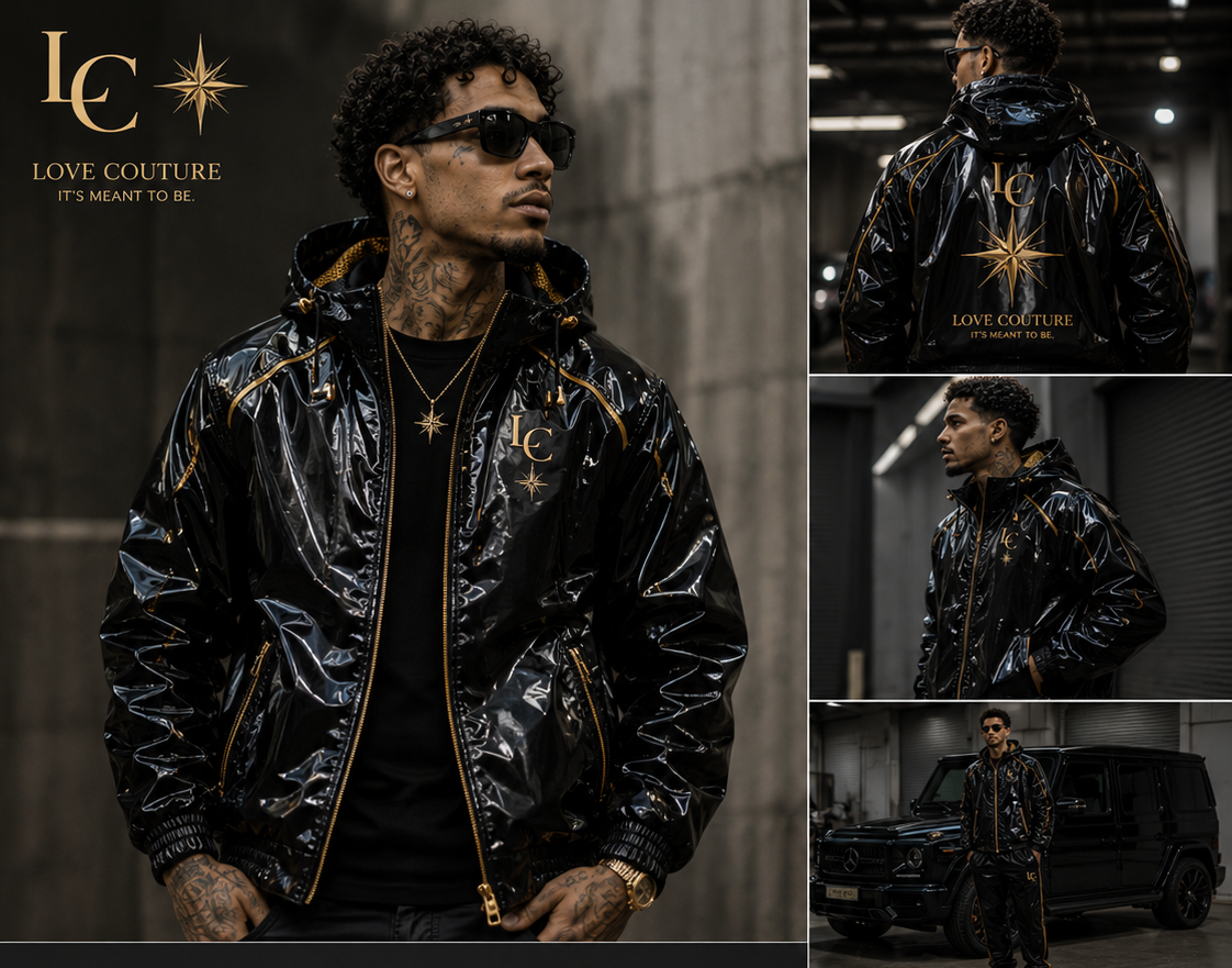 Love Couture Luxury Windbreaker Jacket