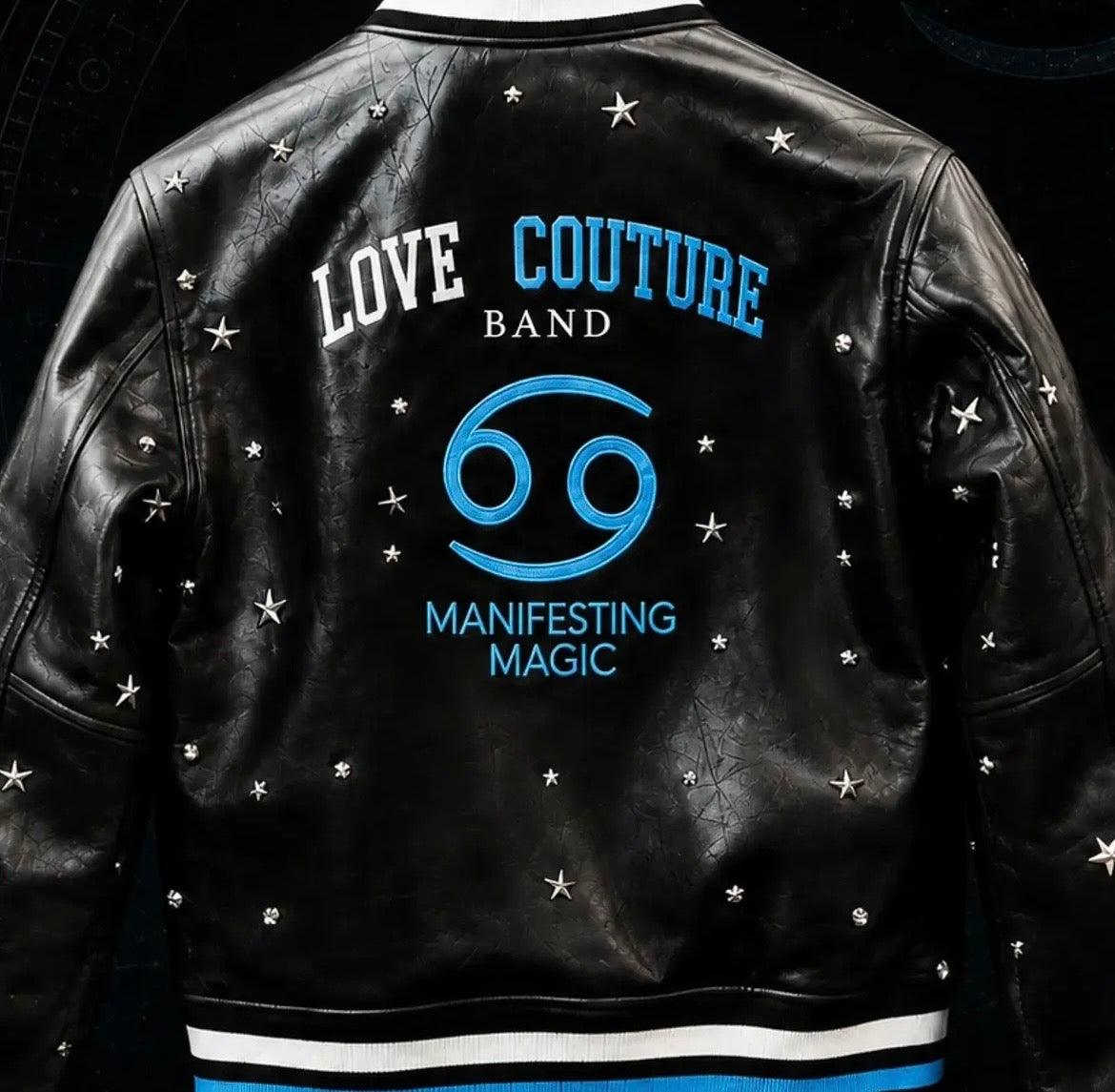 Love Couture Cancer Dragon Varsity Jacket