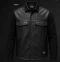 Premium Leather Shirt Jacket