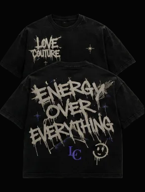 Energy Over Everything Rhinestone Tee
