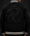 Love Couture “Queen Versatile” Varsity Jacket (Black Edition)