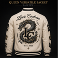 Love Couture “Queen Versatile” Varsity Jacket (Cream Edition)