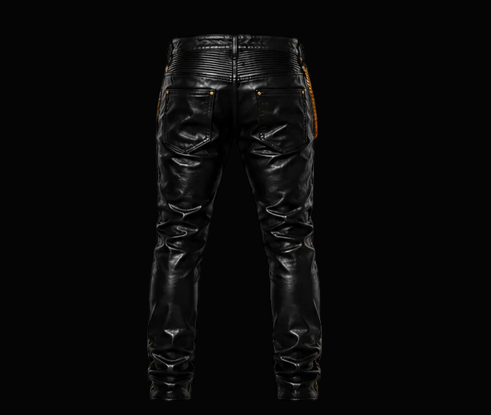 Leather Biker Trousers